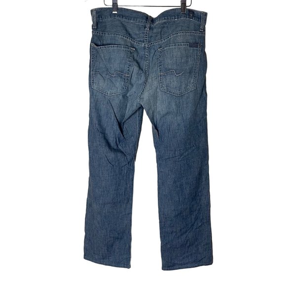 7 For All Mankind Other - 7 for All Mankind Straight Leg Relaxed Austyn Distressed Jeans Men Size 31